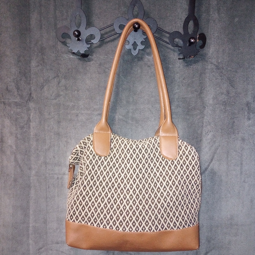 Gold Coast Elegant Tan and Black Patterned Women's Bag